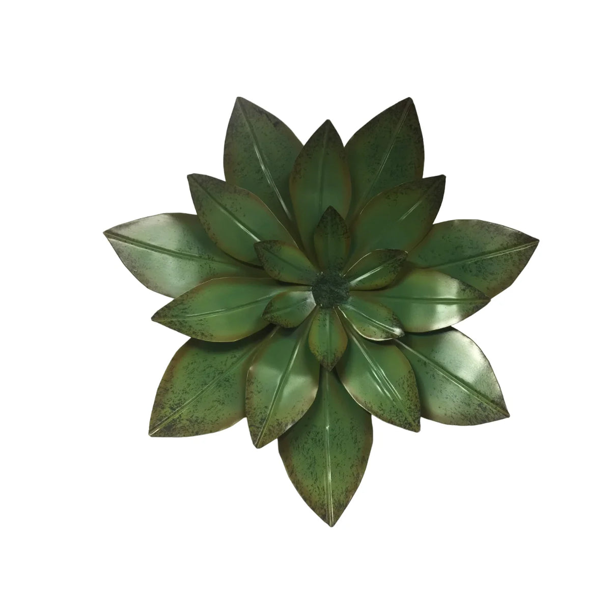 I K Handicraft Vintage Rustic Geometric Modern Abstract Powder Coated Light Green Sunflower Metal Wall Art Ramadan Wedding