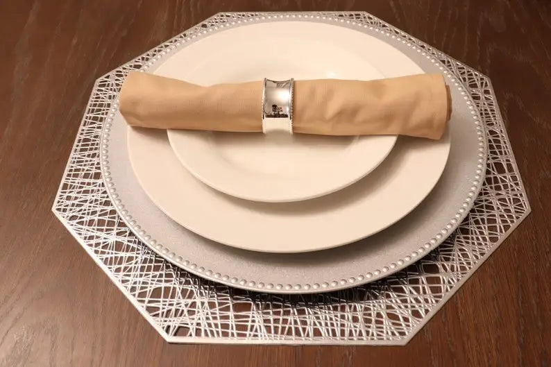 Rattan Napkin Rings Wicker Table Decor Stylish Napkin Rings for Dining Table