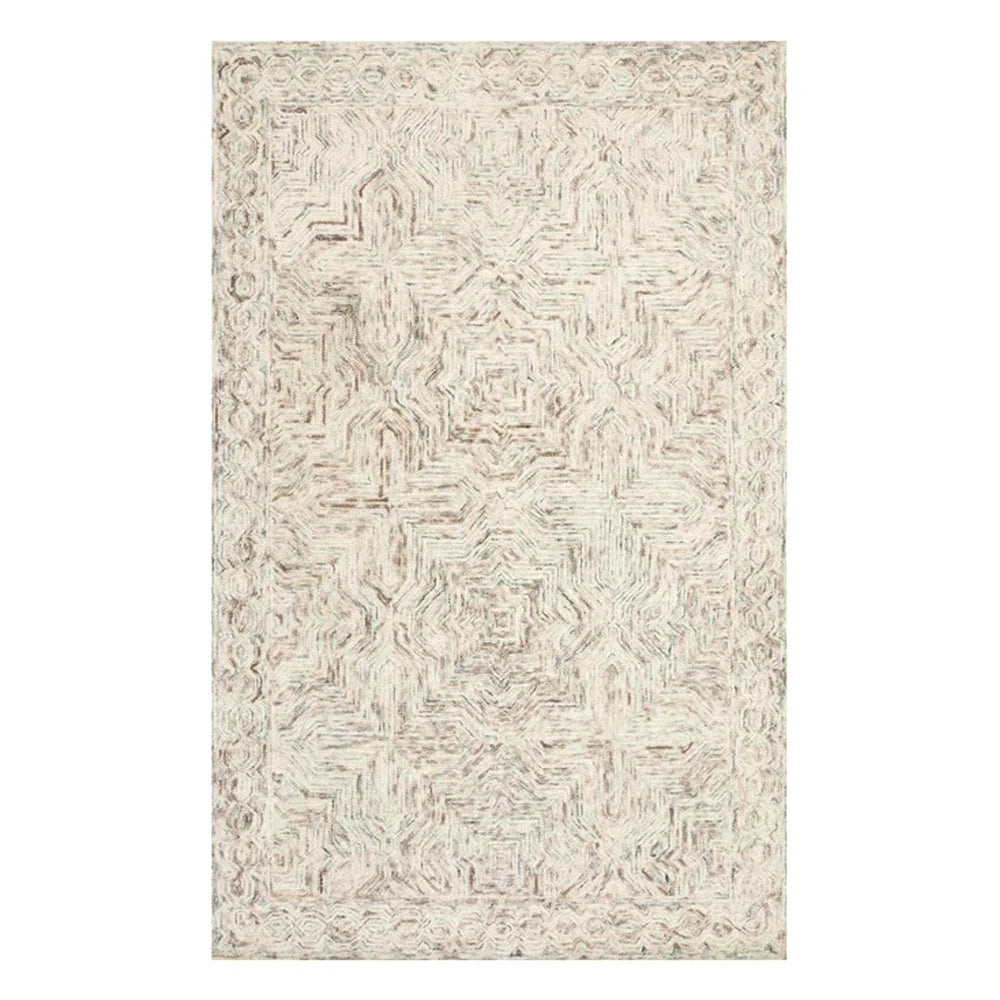 Handmade Custom Designed Modern Jute Hooked Area Rug Plush Pile Antimicrobial Non-Slip Washable Pet Friendly Best Quality
