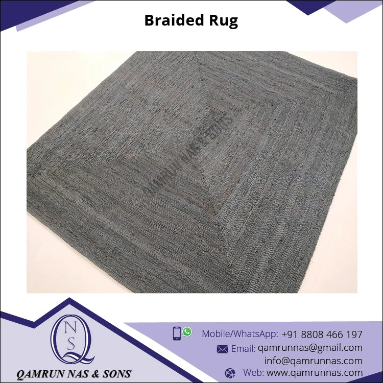 Modern Design 100% Hemp Jute Area Rug High Quality Braided Rug Set for Christmas Decor Wholesale Set