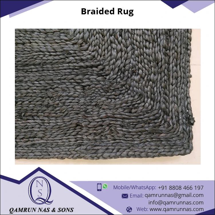 Modern Design 100% Hemp Jute Area Rug High Quality Braided Rug Set for Christmas Decor Wholesale Set