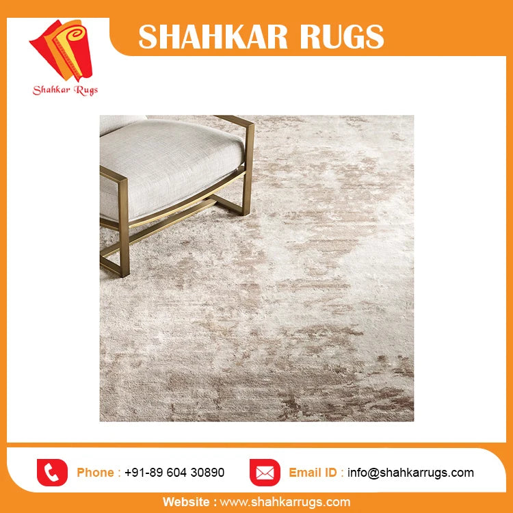 High Quality Modern Tufted Hand Knotted Abstract Wool Carpet Area Rug Living Room Use Washable Antimicrobial New Year's Bulk