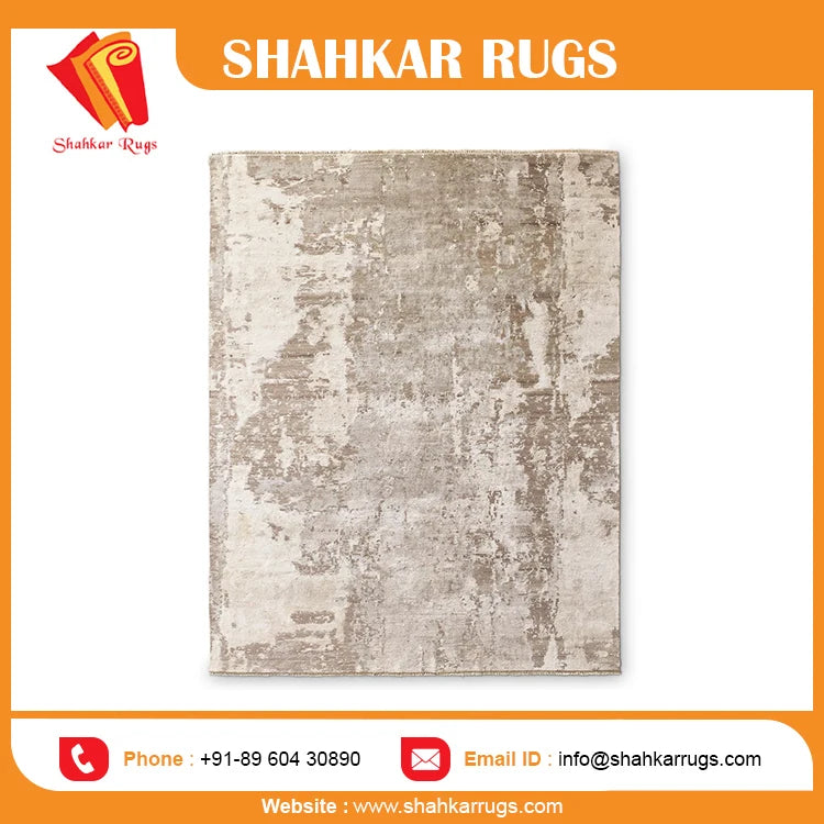 High Quality Modern Tufted Hand Knotted Abstract Wool Carpet Area Rug Living Room Use Washable Antimicrobial New Year's Bulk