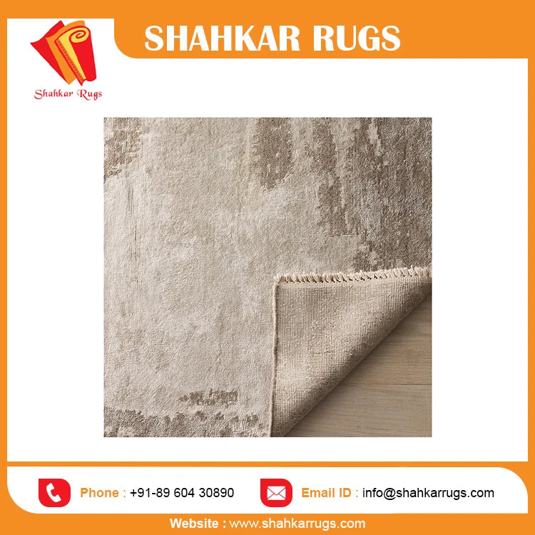 High Quality Modern Tufted Hand Knotted Abstract Wool Carpet Area Rug Living Room Use Washable Antimicrobial New Year's Bulk