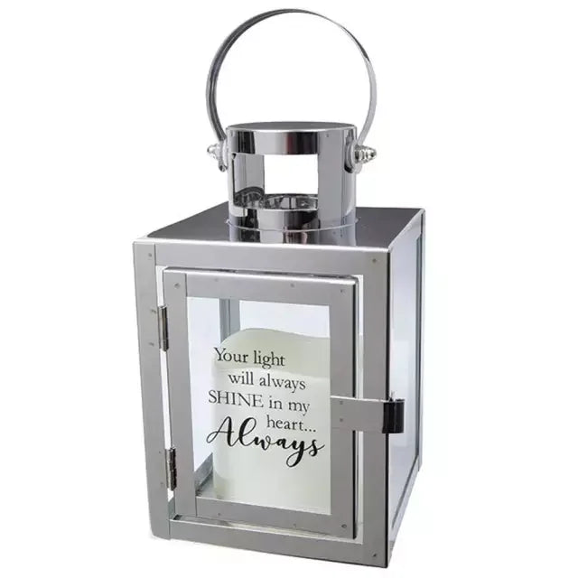 High Quality American Square Metal+Glass Lantern Table Decor Hot Selling