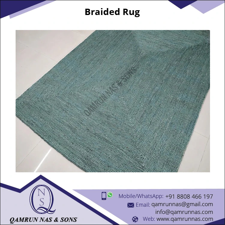 Modern Design 100% Hemp Jute Area Rug High Quality Braided Rug Set for Christmas Decor Wholesale Set